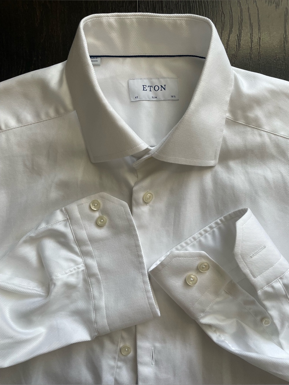 Eton - all cotton dress shirt Size 42 (16.5” neck)